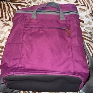 ORI London Finchley A Sustainable Violet Canvas Backpack Medium